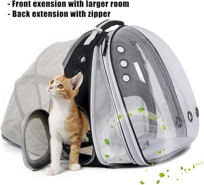 Dual Expandable Cat Backpack Carrier, Fit up to 20 lbs, Expandable Pet Carrier - Image 4