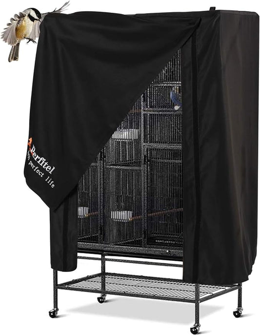 Universal Bird Cage Cover Good Night Birdcage Cover Black-Out Birdcage Cover by Perfitel-tellperfectlife
