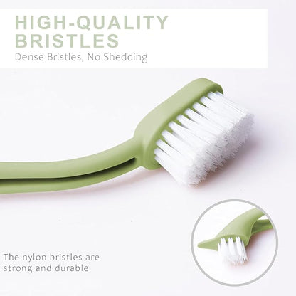 Bird Cage Cleaning Brush, Two Brush Heads, Long-Handled Tool - Image 5