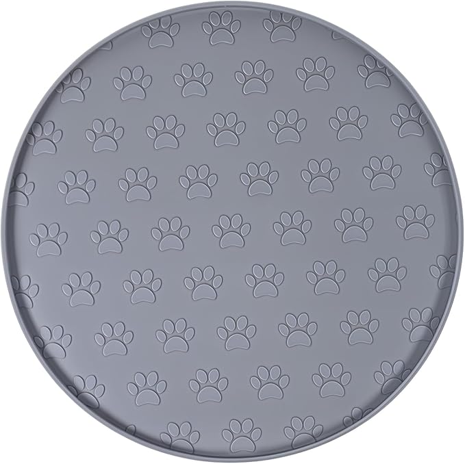 Silicone Pet Food Mat, Dog Dish Mat, Dog Cat Food Mats Small, Silicone Mats by Unknown