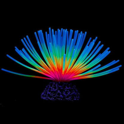 Uniclife Aquarium Imitative Iridescent Blue Sea Urchin Ball Artificial Silicone by UnicLife