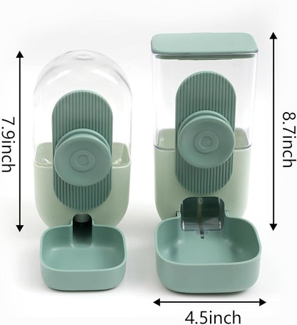 Kenond 35oz Hanging Automatic Pet Food Water Dispenser, Auto Gravity Pet Feeder - Image 2