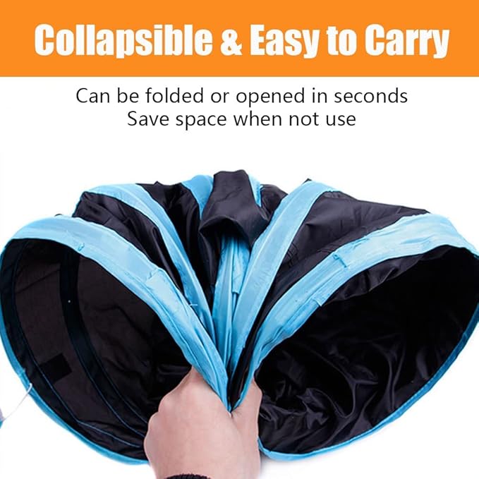 21 Pcs Cat Toys for Indoor Cats Collapsible Cat Tunnel Interactive Feather - Image 8