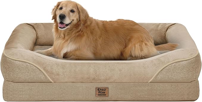 Washable Orthopedic Large Dog Bed by ChezPaw