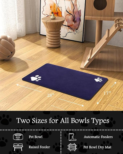 Pet Feeding Mat-Absorbent Dog Mat - Image 7