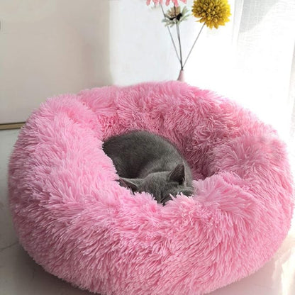 BODISEINT Modern Soft Plush Round Pet Bed - Image 3