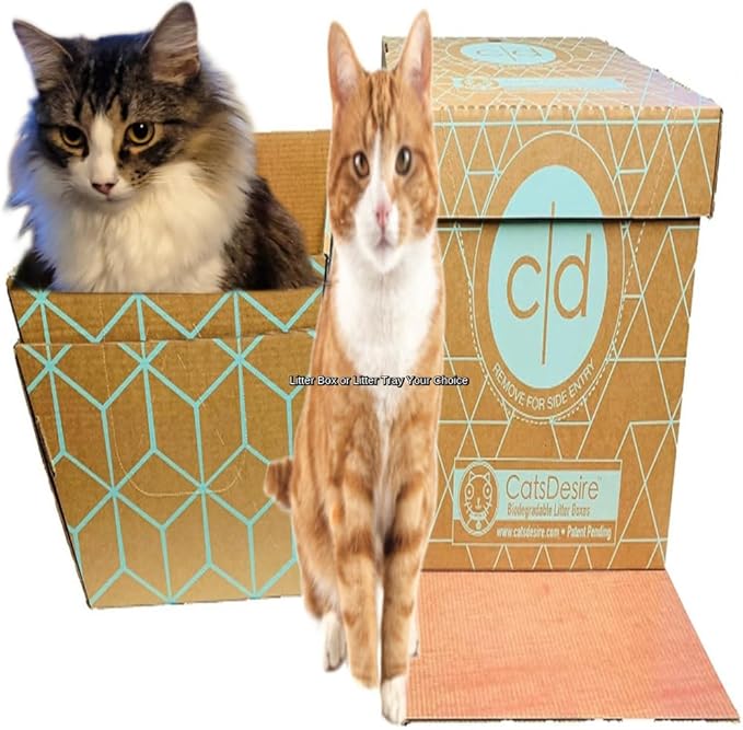 Disposable Litter Boxes for Cats Sampler Both Our Patented Products Woman Owned - Image 3