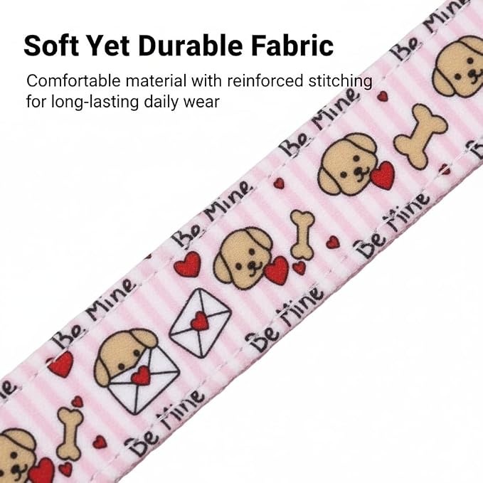 Pink Dog Collar, Girl Dog Collar - Image 9