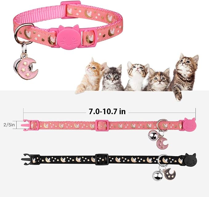 2Pcs Breakaway Cats Collars Cat Collars - Image 3