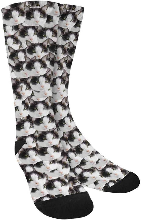 Custom Face Socks, Personalized Dog Lover Pet Photo Picture on Socks Unisex by Enjoy-yjl