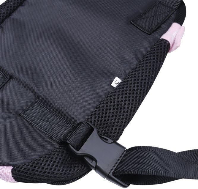 Pet Dog Puppy Cat Carrier Five Holes Backpack Double Shoulder Straps Canvas - Image 3