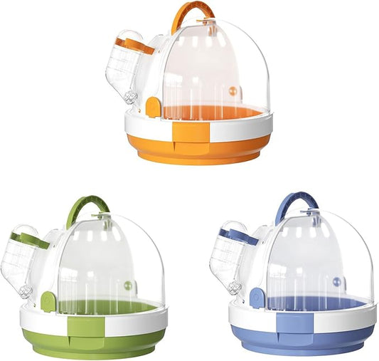 Portable Clear Bird Parrots Transport Cage Window Carrier Bag Breathable Bird - Image 2
