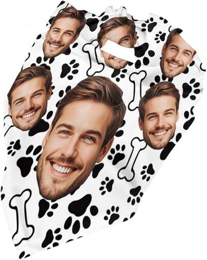 Custom Dog Bandana for Cat Dog Pet Add Your Design Personalized Neckwear - Image 7