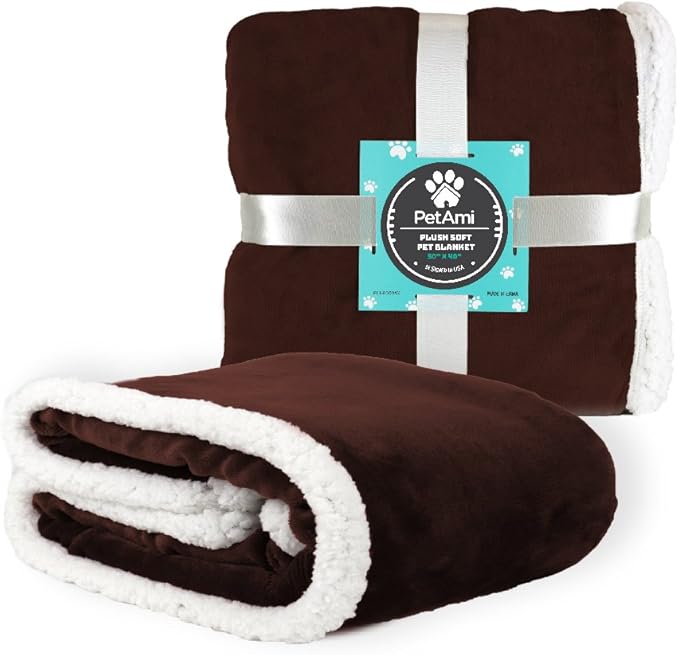 PetAmi Dog Blanket for Medium Large Dogs, Pet Bed Blanket Cat Puppy Kitten by PetAmi