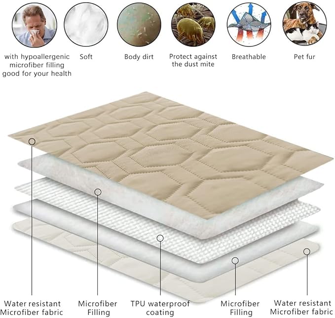 Waterproof and Anti-Slip Dog Bed Cover and Pet Blanket Sofa Pet Bed Mat ，car - Image 4