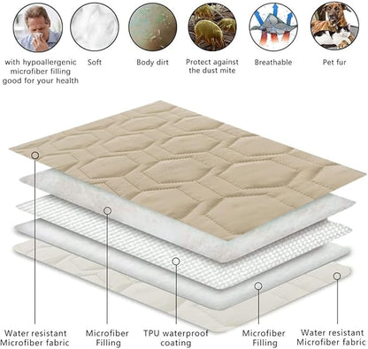 Waterproof and Anti-Slip Dog Bed Cover and Pet Blanket Sofa Pet Bed Mat ，car - Image 4