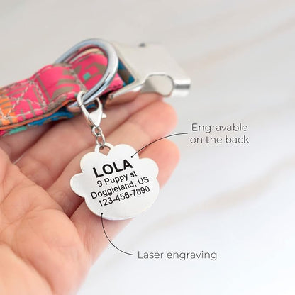PAWNIMALS Paw Shape Dog ID Tag Stainless Steel Custom Laser Engraved, Cute - Image 7