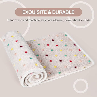 Dono 1 Pack 3 Dog Blankets, Soft Fluffy Fleece Pet Blanket Warm Sleep Mat Paw - Image 5