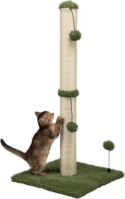 MECOOL 34“ Tall Cat Scratching Post Premium Basics Kitten Scratcher Sisal by MECOOL