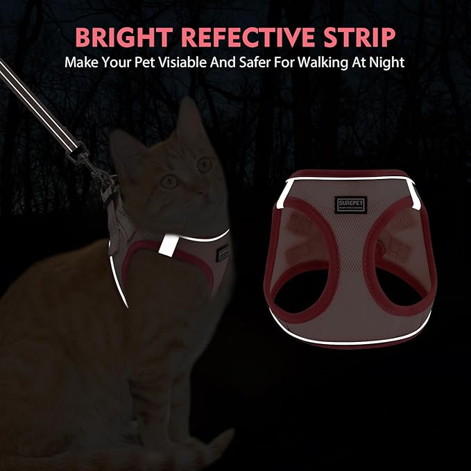 Cat Harness and Leash Set, Soft and Breathable Vest - Image 3