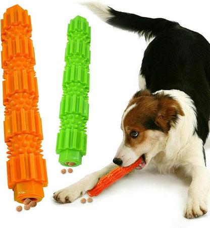 oAtm0eBcl Pet Dog Chew Toy, TPR Rubber Stick Puppy Chewy Toy - Image 5