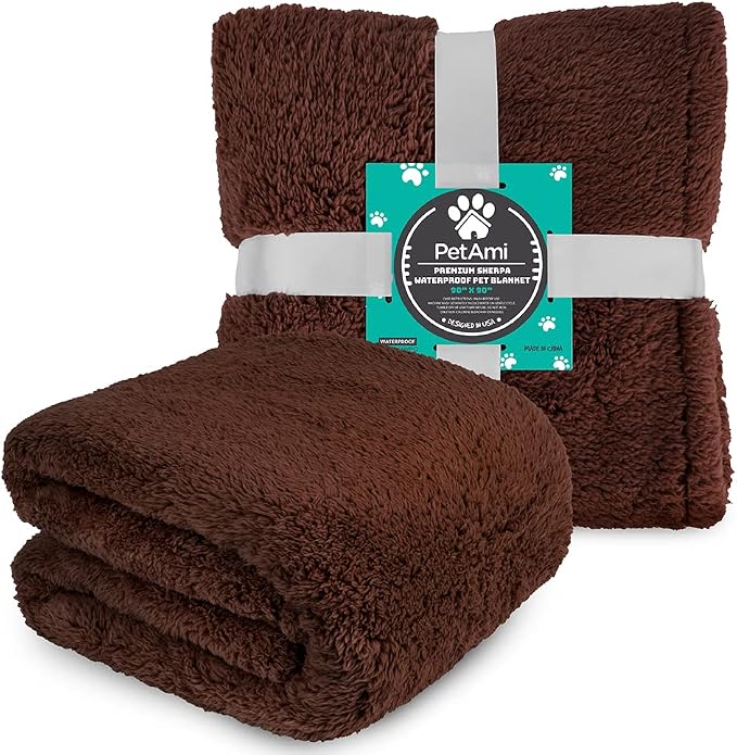 PetAmi Fluffy Waterproof Dog Blanket - Image 8