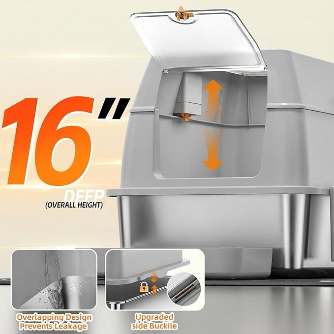 Stainless Steel Litter Box - Image 6