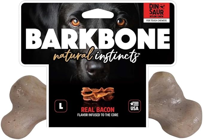 Pet Qwerks Dinosaur BarkBone - Image 4