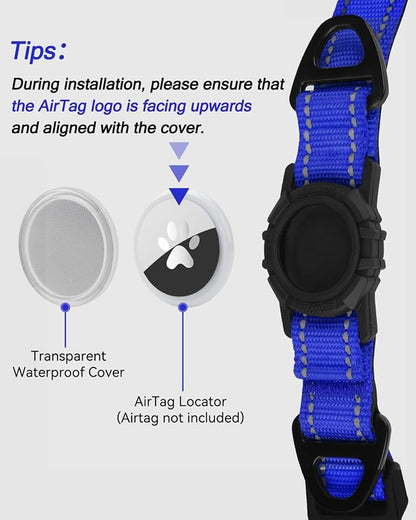 Joytale Airtag Dog Collar, Reflective Pet Collar - Image 3