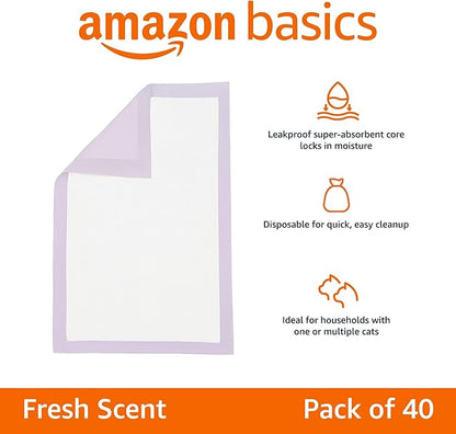 Amazon Basics Cat Litters Pee Pads, Universal Fit - Image 2