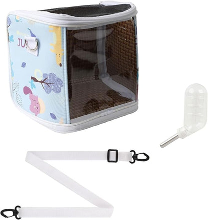 Guinea Pig Carrier with Water Feeder, Small Animal Hamster Carry Pouch with - Image 9