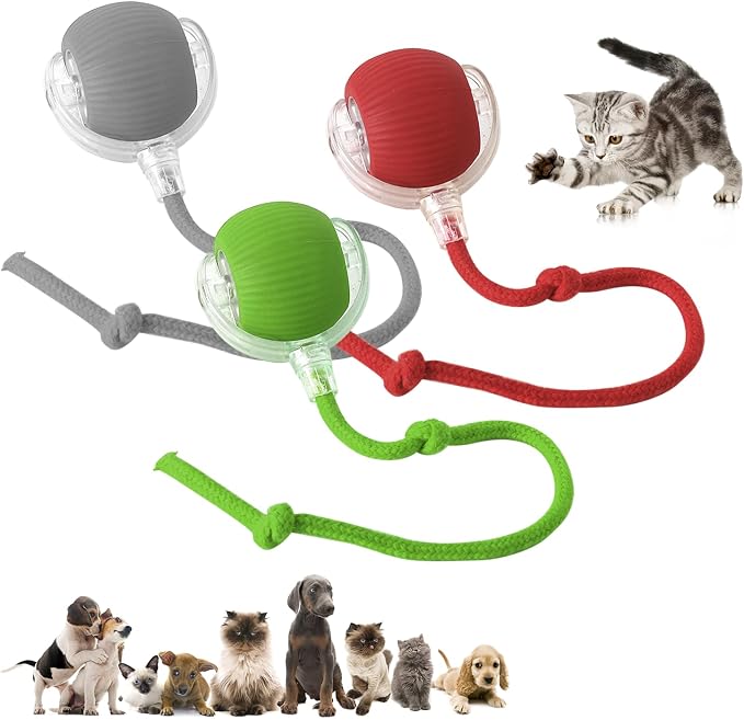 Chewie Viral 360 Smart Automatic Rolling Pet Ball by Unknown