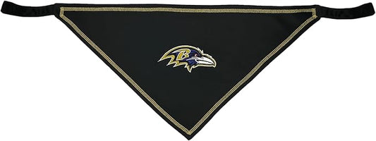 Pets First NFL Baltimore Ravens TIE Bandana, Size Large/X-Large. Dog Bandana - Image 2