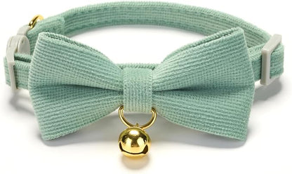 2 Pack Soft Corduroy Cat Collars - Image 2