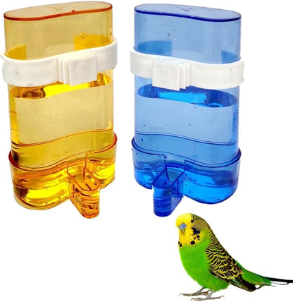 Parakeet Water Dispenser Parrot Water Feeder Bird Seed Container - Image 9