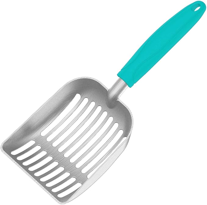 Cat Litter Scoop, Kitty Metal Scooper, Aluminum Alloy Sifter, Kitten Pooper by Frxat