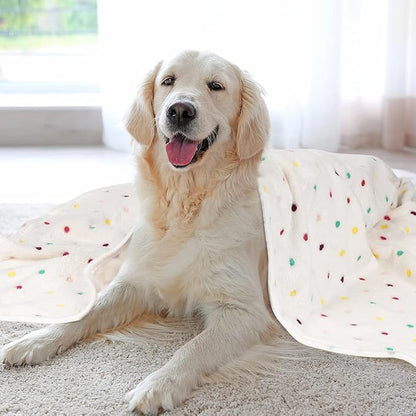 Dono 1 Pack 3 Dog Blankets, Soft Fluffy Fleece Pet Blanket Warm Sleep Mat Paw - Image 6