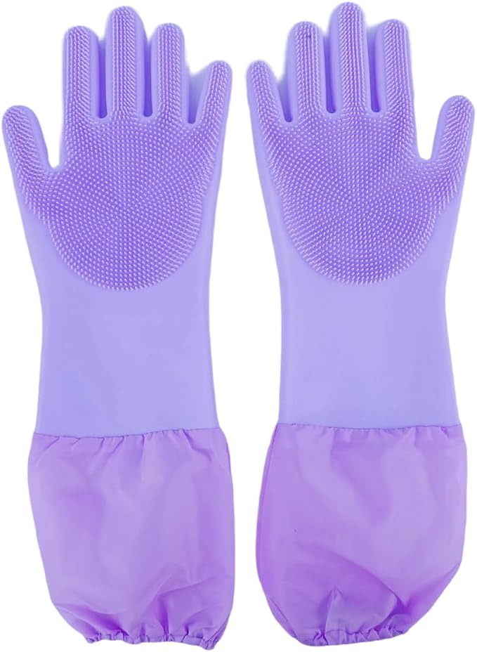 Dog Bathing Gloves by Unknown