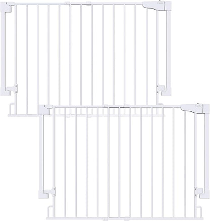 Cumbor 2 Pack 29.2-43" No Bottom Bar Baby Gate by Cumbor