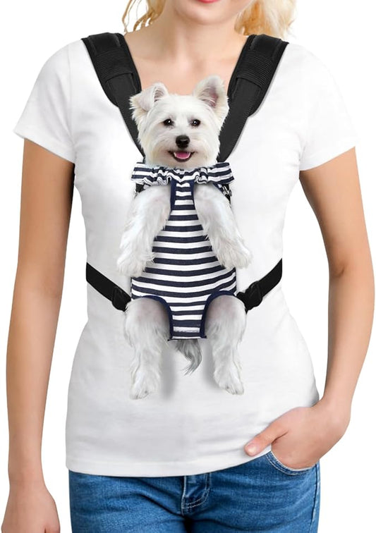 YUDODO Pet Dog Carrier Backpack Adjustable Dog Front Carrier, Legs Out Easy-Fit by YUDODO