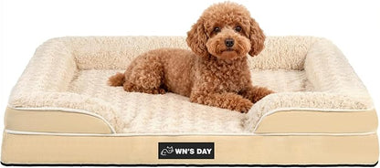 Orthopedic Dog Bed for Large Medium Sized, Washable Memory Foam Large Dog Bed by Unknown