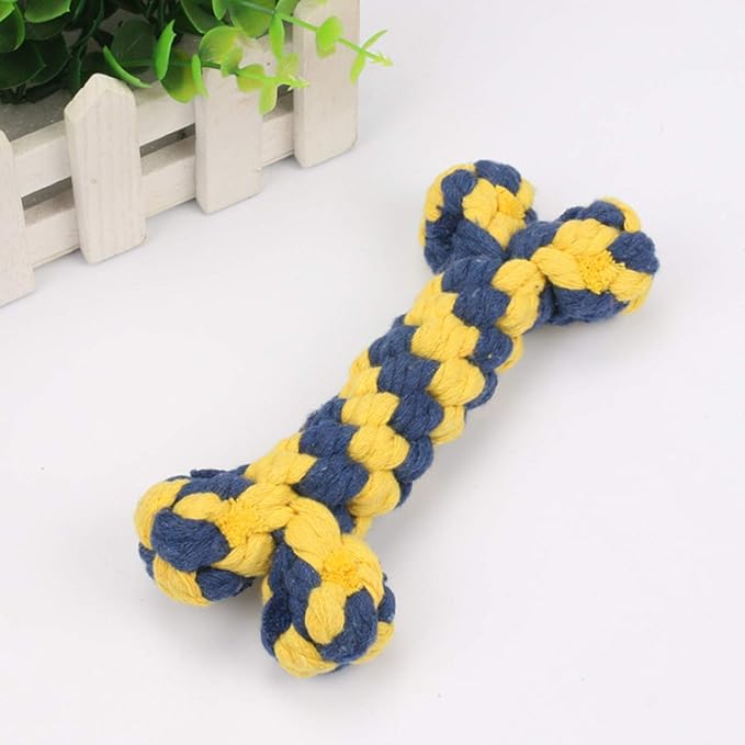Dog Rope Toy Bone Pet Teeth Cleaning Toy - Image 4