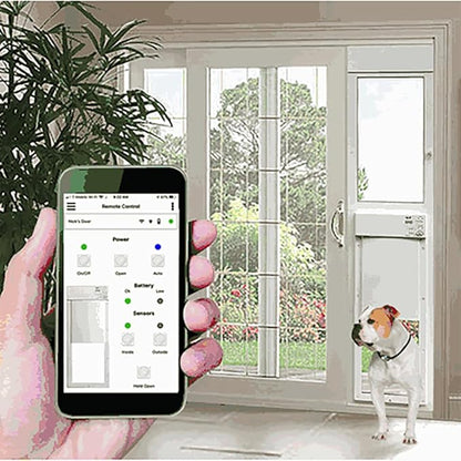 Power Pet WiFi Automatic Sliding Glass Patio Pet Door by High Tech Pet - Image 5