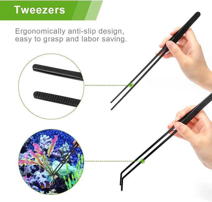 Quarium Aquascape Tools Kits, 4 in 1 Anti-Rust Aquatic Plant Aquascaping Tool - Image 5
