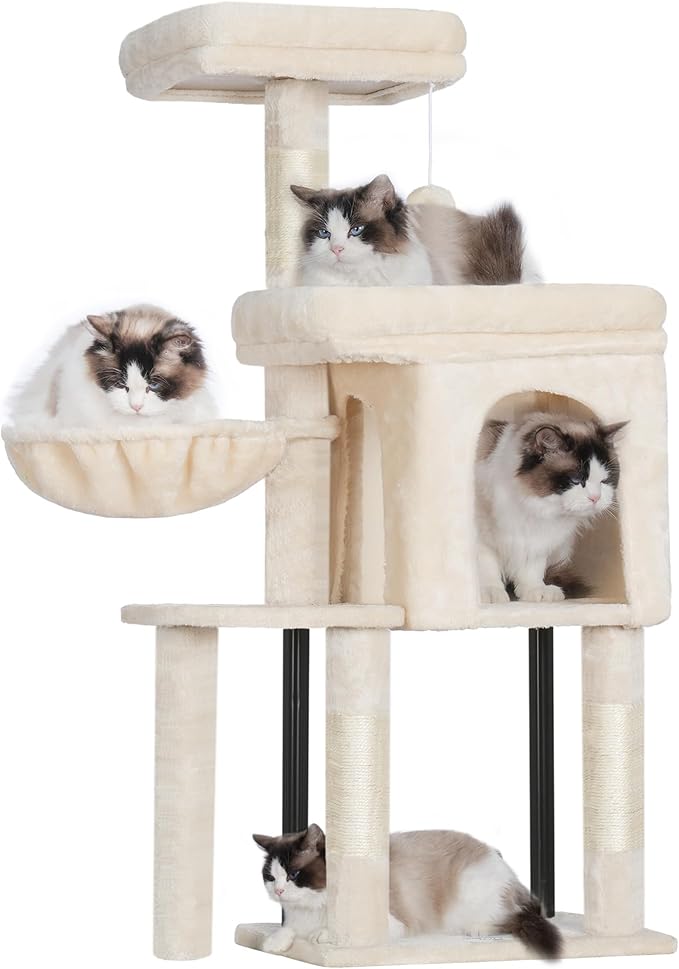 Hey-brother Cat Tree Tower, Scratching Posts by Hey-brother