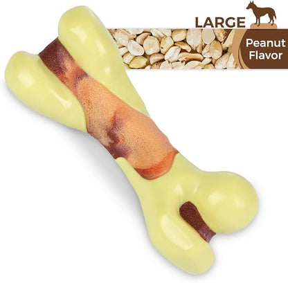 Tikaton Dog Chew Toys for Aggressive Chewers, Peanut Butter Flavor Durable Dog - Image 4