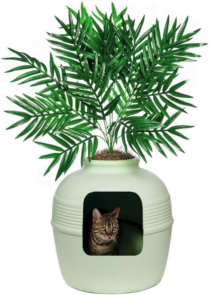 Good Pet Stuff Hidden Litter Box Planter, Decorative Cat Litter Enclosure by TheGoodPetStuffCompany