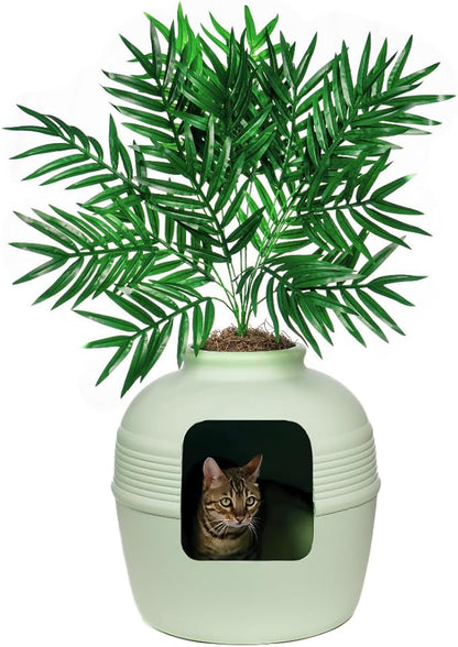 Good Pet Stuff Hidden Litter Box Planter, Decorative Cat Litter Enclosure by TheGoodPetStuffCompany