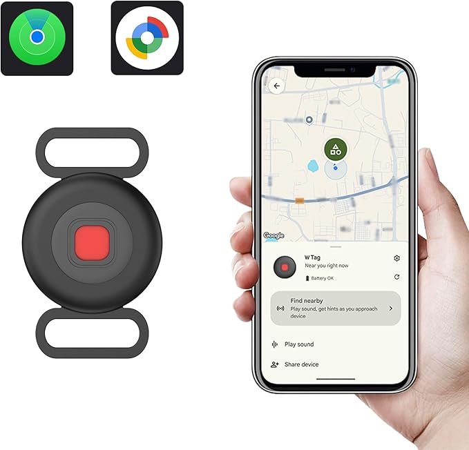 Location Tracker Tag for Dogs & Cats by Unknown