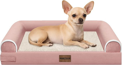 Small Dog Bed Orthopedic Washable: Beds Bolster Small Sized Dogs Bed Egg Crate by Nanuya